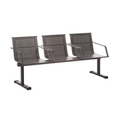 Театральные Секция многоместная Форум, серая - фото